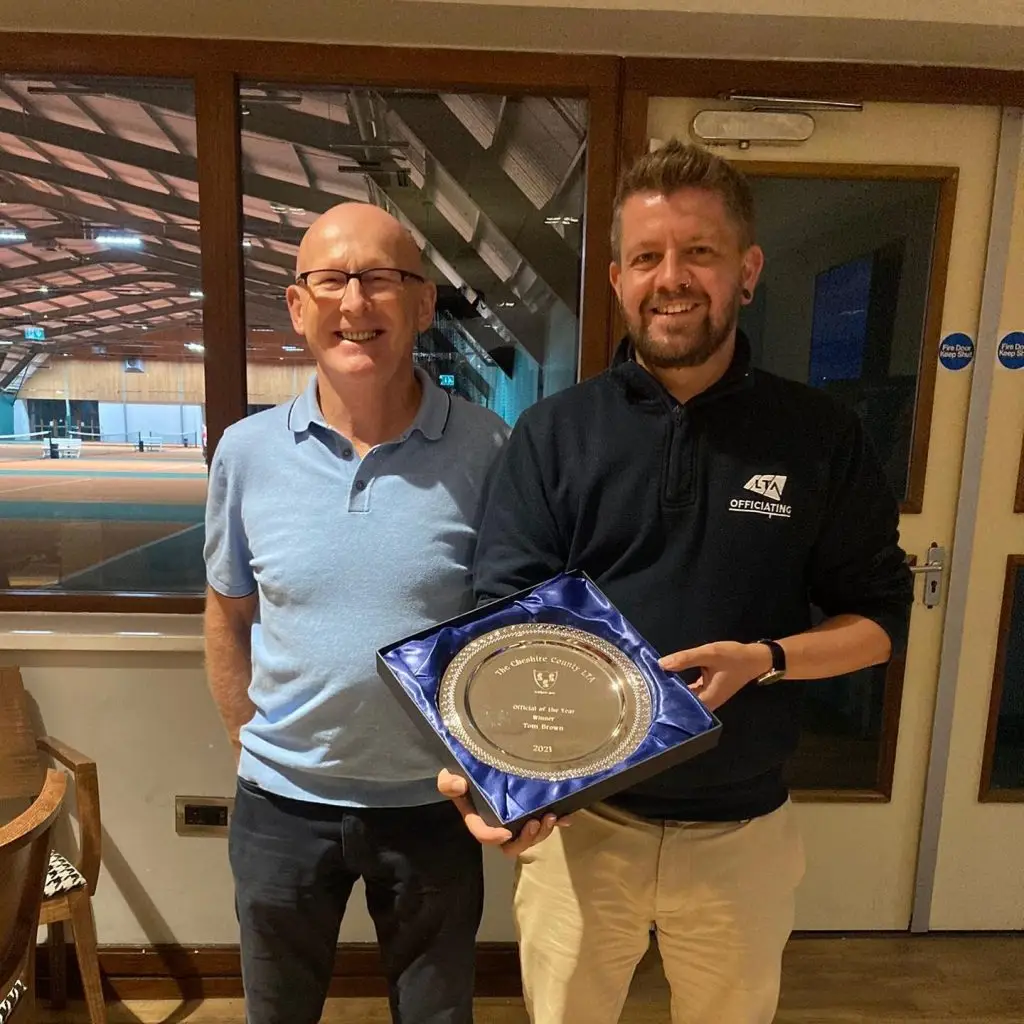 Tom Brown winning award
